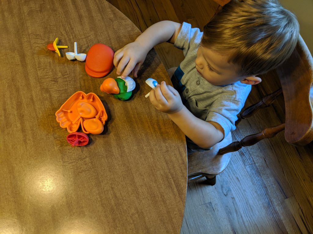 All About Me Activities- Toddler School - Mr. Potato Head Play-Doh