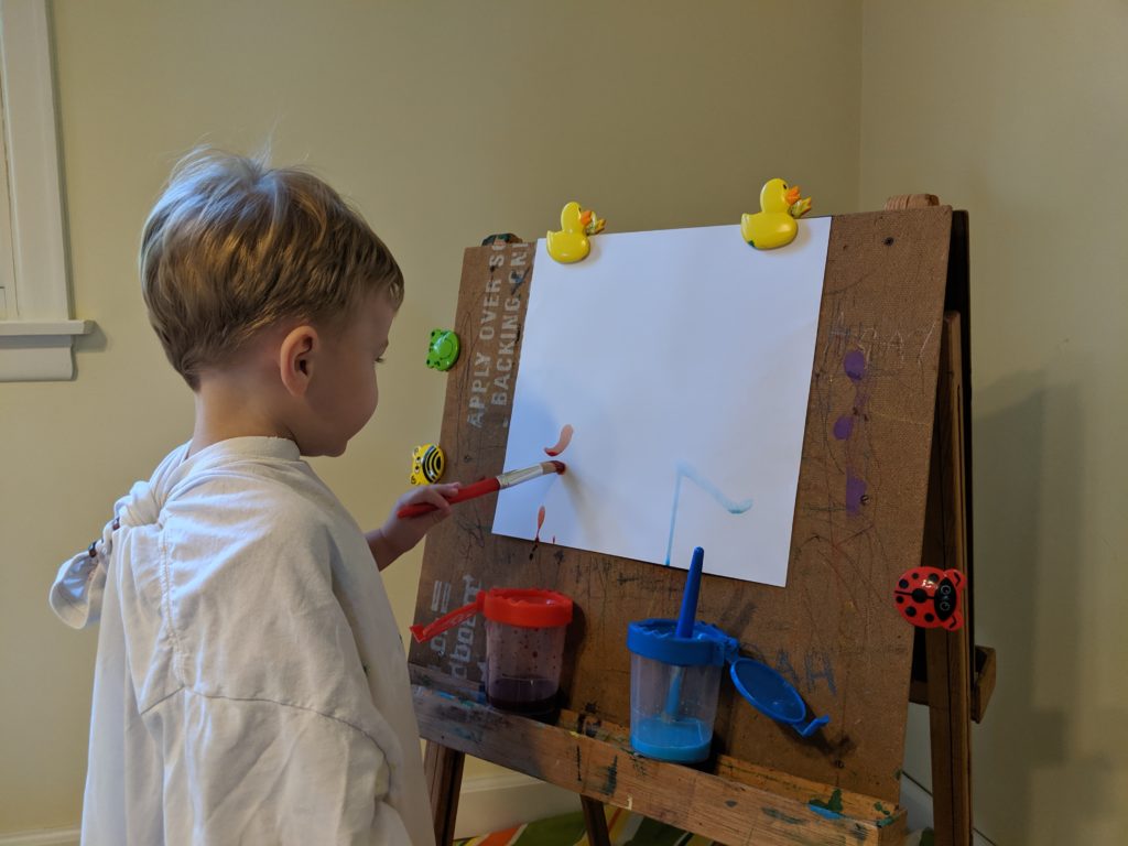 All About Me Activities- Toddler School - Smelly Paint