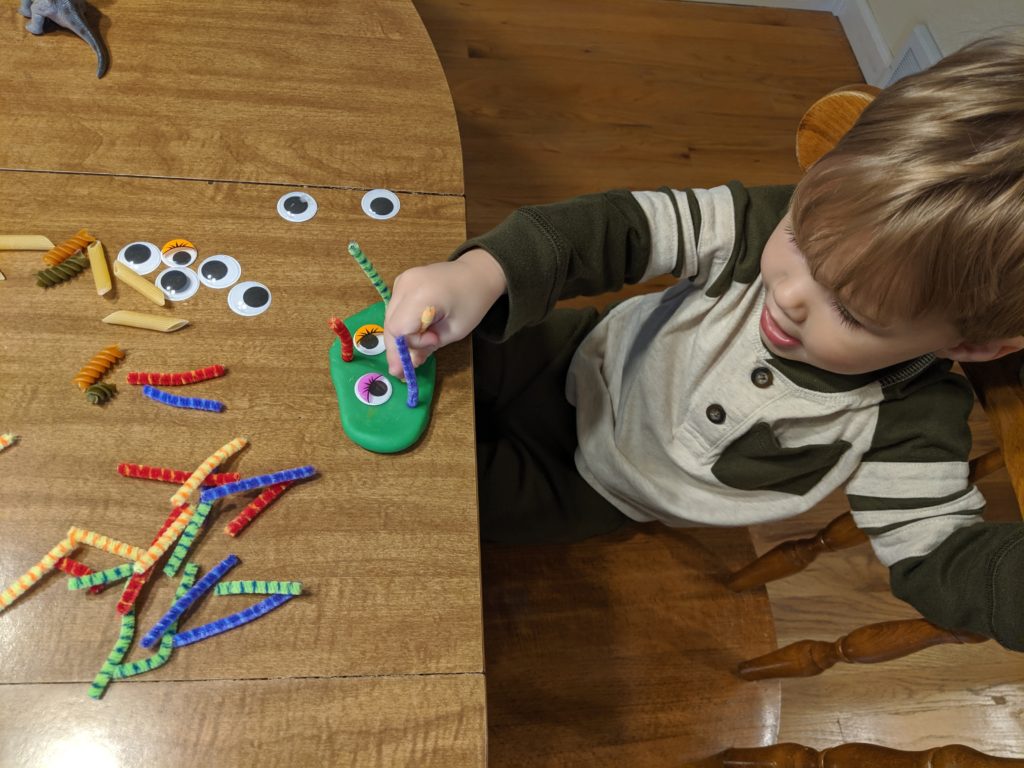 Monster Play-Doh Halloween Activity