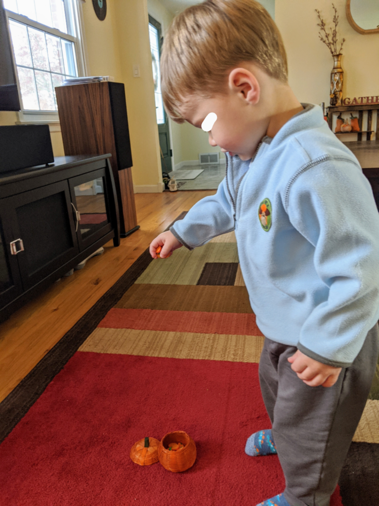 Pumpkin Drop Fall Activity