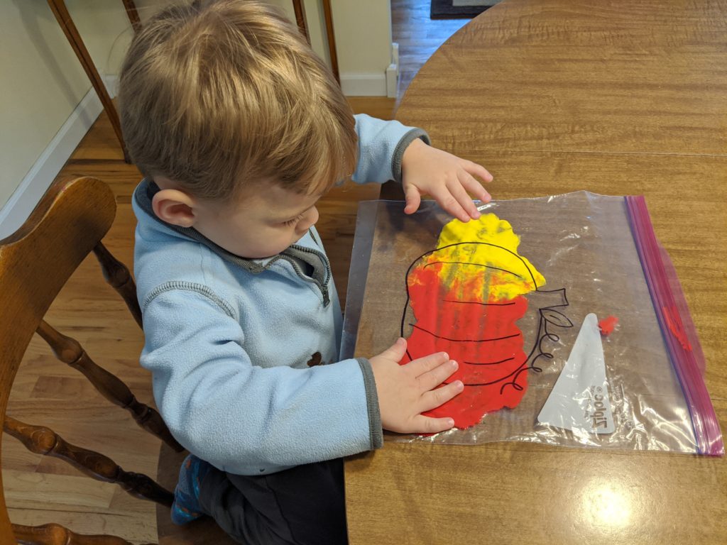 Mixing Colors Fall Activity